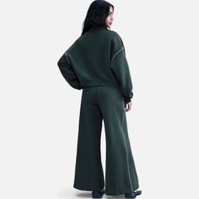 Resim Nike Phoenix Fleece Logo Wide Leg Kadın Pantolon 