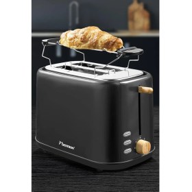 Resim Bestron Black-Wood 800W Ikili Lüks Ekmek Kızartma Makinesi 