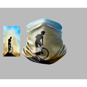 Resim Buffalo Bisiklet Tasarımlı Motorcu Buff Maske Outdoor Boyunluk Unisex Bandana 