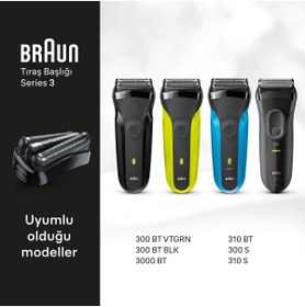 Resim Braun Series 3+ Elektrikli Tıraş Makinesi Yedek Başlığı, 32B 