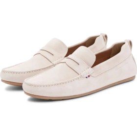 Resim Tommy Hilfiger Bej Erkek Süet Loafer Core Hılfıegr Suede Drıver 