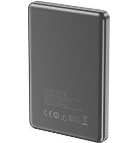 Resim Lapas Lp-pw003 Ultra İnce Hızlı Şarj Özellikli Wireless Powerbank 5000mah 15w Gri 