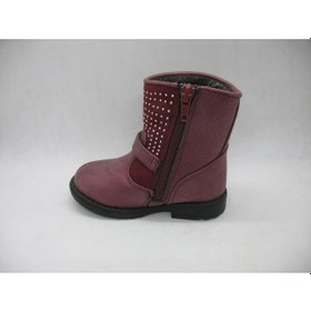Resim Pink Step 5219 Rozy Taşlı Kız Çocuk Bot Bordo 