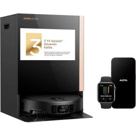 Resim Defne Store Mova Mobıus 60 Mopswap™ Sistemli Süpürge, 30.000 Pa Emiş Gücü, Dinamik Emiş Koruma Sistemi, 8 Cm’ye Kadar Engel Aşma, 100 °c ile Yıkama Sistemi, 3 Yıl Garanti 