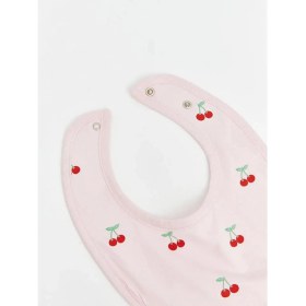 Resim LC Waikiki Desenli Kız Bebek Mama Önlüğü 2 Li (S6) 