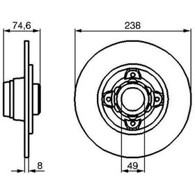 Resim BOSCH 0986478557 Ar 7700780077 (WK855285) (Fiyat:2 Adet İçindir) 
