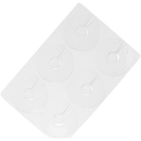 Resim Hao Kan 6 Adet Yuvarlak Silikon Göğüs Kırışıklık Karşıtı Yama Ev Güzellik Salonu Yeniden Kullanılabilir Kırışıklık Pedi 