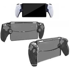 Resim Flybuy Sony Uyumlu Ps Portal Kontrolör Damla Koruma Kılıfı Aolion Siyah Şeffaf Silikon Kılıf 