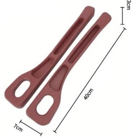 Resim Bordo 2 Adet Araç Oto Koltuk Arası Boşluk Doldurma Pedi Cüzdan Para Düşme Önleyici Telefon Tutucu 