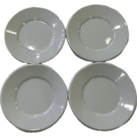 Resim Çap 17 Cm Melamin Servis Tabağı 4 Adet 