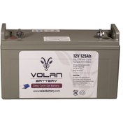 Resim Volan Battery 12 Volt 125 Amper Deepcycle Jel Akü 