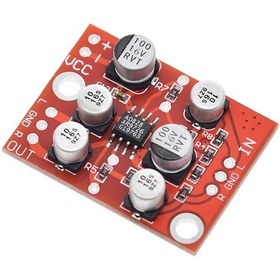 Resim Ad828 Preamp Modül Ses Yükseltici Amfi Sterio Ses Kuvvetlendirici 
