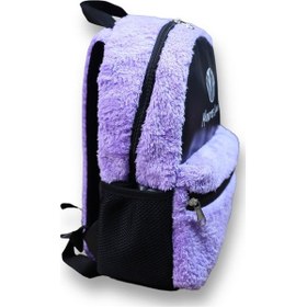 Resim Monte Lui Mnt3637 Peluş Sırt Çantası Mor Çok Renkli 