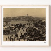 Resim Galata Köprüsü Manzarası, Poster 