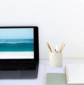 Resim Ganzhoushop Kalemlik Su Geçirmez Kalemlik Öğrenci Kırtasiye Masaüstü Süsleme Saklama Kutusubeyaz 