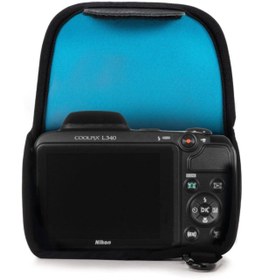 Resim MegaGear Nikon Coolpix L340 Neopren Fotoğraf Makinesi Kılıfı 