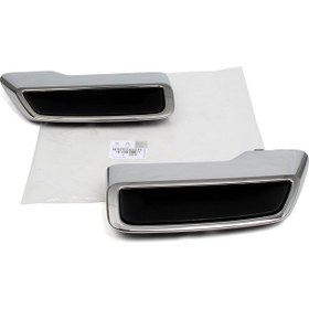 Resim Peugeot 5008 P87 Arka Tampon Egzos Başlıkları Orijinal Psa 1618041180 