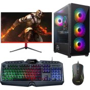 Resim Turbox Tx22 Intel Core i5 3470 16GB Ram 256GB SSD 1TB HDD 4GB RX550 27" Monitör Masaüstü Oyun Bilgisayarı 