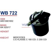 Resim WUNDER WB722 Mazot Filtresi Mercedes C-Eklassec 180 CDI, C 200 CDI 