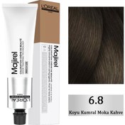 Resim Loreal Professionnel Majirel Coloration Creme - Saç Boyası No: 6.8 Koyu Kumral Moka Kahve 60ml 