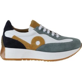 Resim Bueno Shoes Yeşil Multi Deri Kadın Düz Dolgu Ayakkabı 