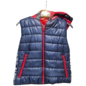 Resim Erkek Çocuk Kapitone Yelek Lacivert/kırmızı Lacivert- Kırmızı 