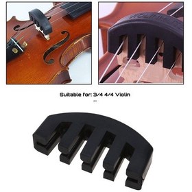 Resim Cremonia Vmute552l Keman Susturucusu Tarak Şeklinde 4/4 