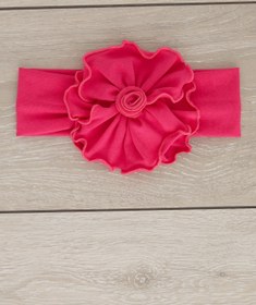Resim Babygiz El Yapımı Yumuşak Eşsiz Aksesuarlı Doğal Pamuklu Penye Bebek Çocuk Kız Bandana Bahar Serisi 