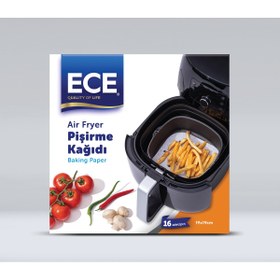 Resim Ece Airfryer Pişirme Kağıdı 19x19 cm 16 Adet 