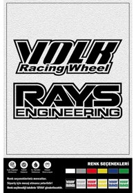 Resim Volk-rays Stıcker 20 X 7 Cm 