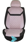 Resim K-Design BAŞAK NAKIŞLI TAYTÜYÜ KOLTUK KILIFI SERİSİ KIRMIZI EV557 