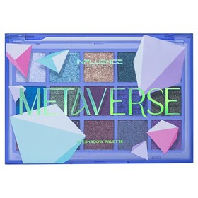 Resim Influence Beauty Far Paleti Metaverse 01 Virtual Reality - 9-Color Eyeshadow Palette with Futuristic Hues 