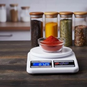Resim Mabeyn Dijital Mutfak Terazisi | 1g Hassas Ölçüm | 5000G Kapasite | LCD Ekran | Gram-ml-oz Birim Seçimi | Tare Fonksiyonlu 
