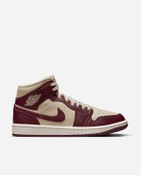 Resim Nike Air Jordan 1 Mid Split Beach Cherrywood Red (w) Kadın Spor Ayakkabı Dr0501 200 