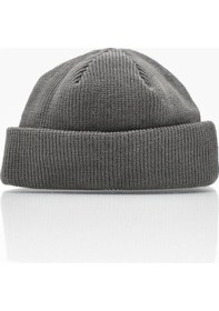 Resim Külah Erkek Koyu Gri Örgü Docker Bere Skullcap-Koyu Gri-Standart 