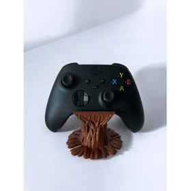 Resim magicland Kütük Tasarım Xbox/PS5/PS4 Gamepad Standı - Joystick Standı, Controller/Kol Tutucu 