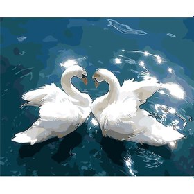 Resim 12 X 16 İnç Dıy Yağlı Boya Tuval Boya İle Sayı Kiti Kuğu Bale Dans Deseni Yetişkinler Çocuklar Başlangıç El Sanatları Ev Duvar Dekorasyonu Hediye 