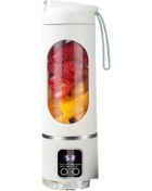 Resim Globalbloom White 1500mah Usb Şarjlı Led Ekranlı Portatif Elektrikli Blender 