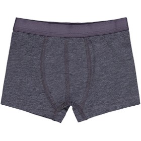 Resim Civil Boys Gri-Siyah 2-12 Yaş Erkek Çocuk 2'li Boxer - Standart / 8-9 Yaş 