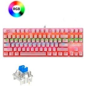 Resim K550 Mavi Switch Mekanik Klavye-87 Tuş Tkl 