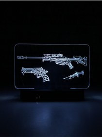 Resim PETRADESIGN Yağmacı Operatör Seti Fps Oyuncu Masa Lambası 