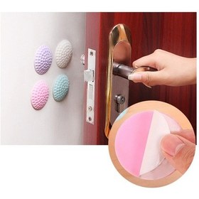 Resim Çok Amaçlı Silikon Kapı Duvar Koruyucu Tampon 4lü Paket 