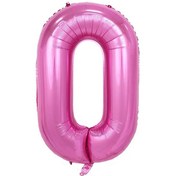 Resim 40 İnç Dijital Alüminyum Folyo Balon Doğum Günü Dekorasyonu Pembe 0 