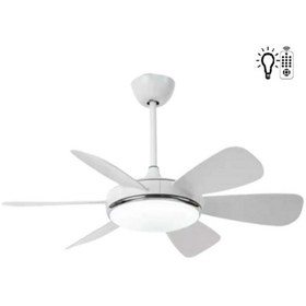 Resim Taflan - Kaşkar F6661 Beyaz Lambalı Tavan Vantilatörü 