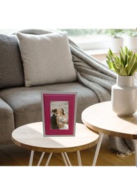 Resim Dekoratif Pembe Ahşap Çerçeve 22x17 Cm 