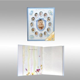 Resim Nurcan Foto NRCN-6406 10 x 15 CM 240'lık Bebek 12 Ay Çerçeveli Fotoğraf Albümü 