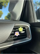 Resim Tanem Otomobil Klima Süsü Ikili Çiçekler Ve Oto Koku Çiçekler Pembe Papatya Ikili Ve Oto Koku Uyumlu 