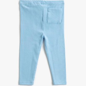 Resim Kız Bebek Fitilli Basic Tayt Etiket Detaylı Beli Lastikli 