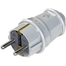 Resim NE-AD Topraklı Düz Fiş (Beyaz) 1010 