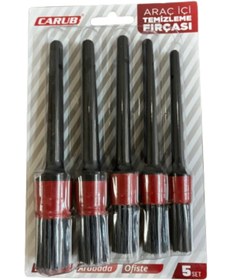 Resim Carub Araç İçi 5 Li Temizleme Fırçası Seti 
